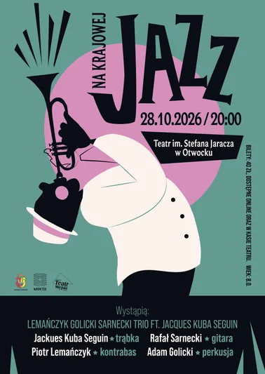 JAZZ NA KRAJOWEJ – LEMAŃCZYK GOLICKI SARNECKI TRIO FT. JACQUES KUBA SEGUIN